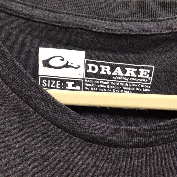 Drake Waterfowl Clemson University NCAA Clay And Call Short Sleeve Shirt Large - Picture 3 of 4